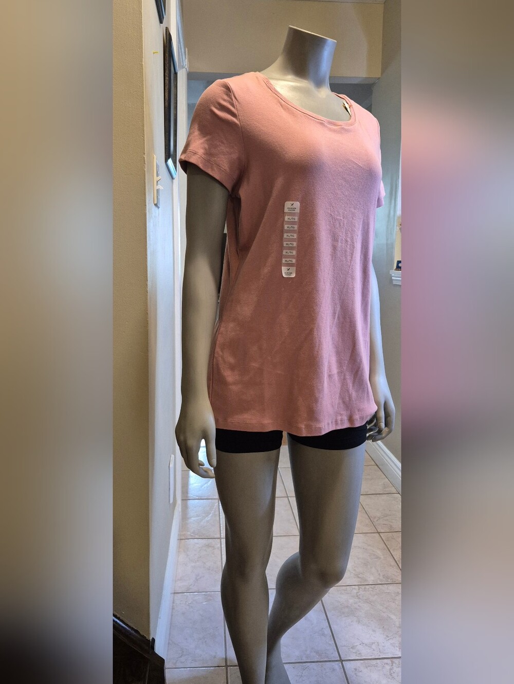 Denver Hayes Dusty Rose Short Sleeve Crewneck Tee